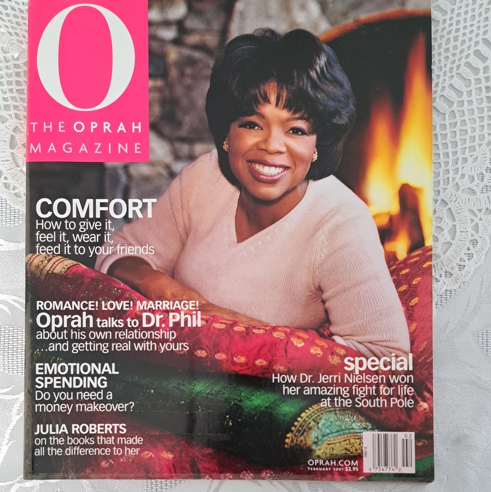 Oprah Magazine coffee table book.